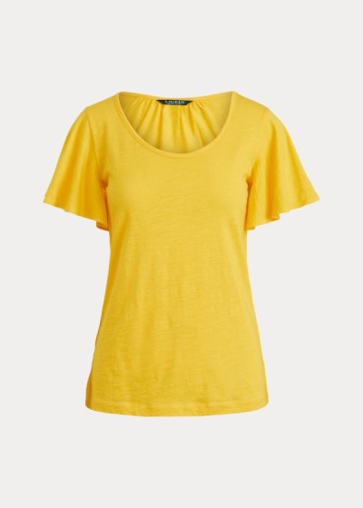 T Shirt Ralph Lauren Algodão Scoopneck Mulher 42739-YZCJ